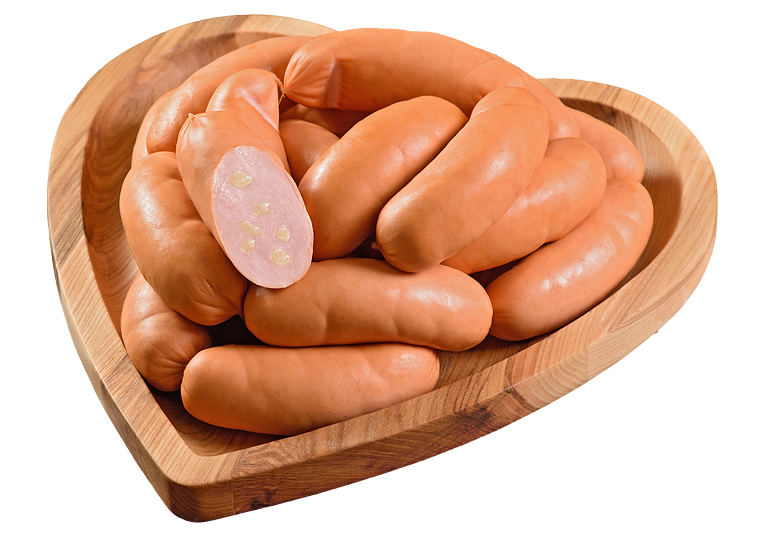 Сосиски с сыром нат